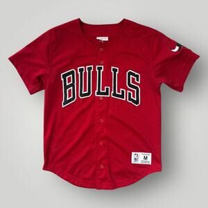 Mitchell & Ness NBA Chicago Bulls Sewn Mesh Throwback Basketball Jersey Sz M